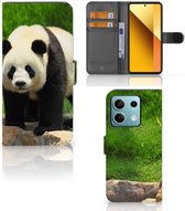 Telefoontas Geschikt voor Xiaomi Redmi Note 13 5G Hoesje Panda