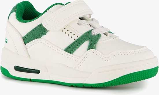 Blue Box jongens sneakers met airzool wit groen - Maat 28