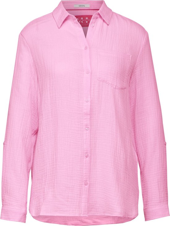CECIL TOS Musselin Blouse Dames Blouse - tender rose - Maat M