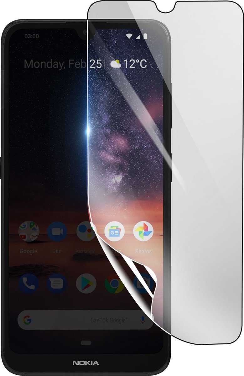3mk, Geschikt voor Nokia 3.2, Schokbestendige Hydrogel Screenprotector, Transparant