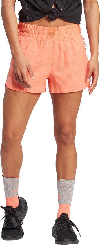 Short adidas Performance Protect at Day X-City Running HEAT.RDY - Femme - Oranje- S 3