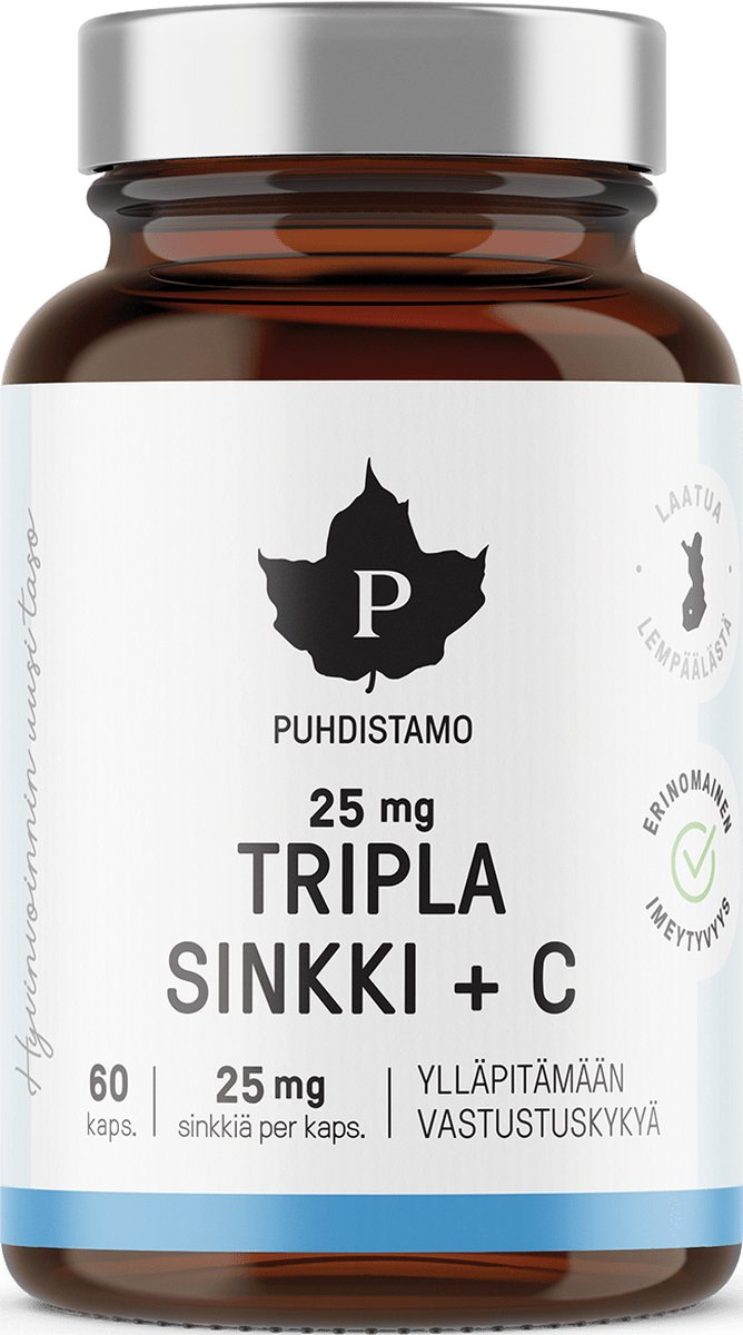 Triple Zink + Vitamine C-Puhdistamo