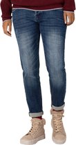 TIMEZONE Dames Jeans Broeken SLIM NALITZ 7/8 slim Fit Blauw W 32 Volwassenen