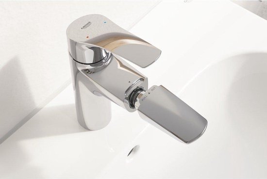 GROHE Eurosmart waterbesparende opbouw wastafelmengkraan M-size met uittrekbare uitloop chroom