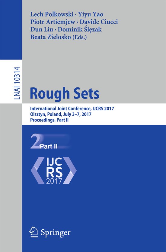 Lecture Notes in Computer Science10314- Rough Sets - cover