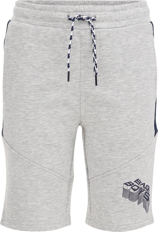 WE Fashion Jongens sweatshort met tapedetail