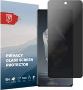 Rosso Protection d'écran de confidentialité adaptée au OnePlus 12R - Glas trempé 9H - Tempered Glass compatible avec les coques - Installation facile