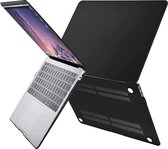 Laptophoes - Geschikt voor MacBook Air 13 inch Hoes - Case voor Air 2018-2021 (M1, A1932 t/m A2337) - Zwart