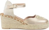 Hispanitas Espadrilles Female / Instappers / Damesschoenen - - HV243449 - Goud - maat 37