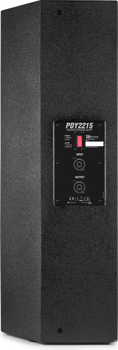 Enceinte Passive 2x15'' Power Dynamics PDY2215 - 1600W, Idéale Clubs, Discothèques Et événements