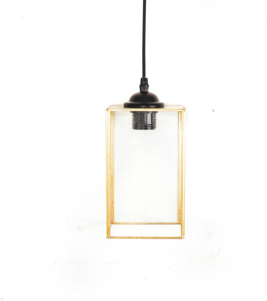 Housevitamin Hanglamp Glas-Metaal 12x 25 cm Goud