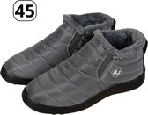 Livano Antislip Sneeuwboots - Snowboots - Wintersport Sneeuwschoenen - Ski Gadgets Voor Heren - Maat 45 - Grijs