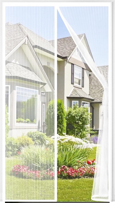 Moustiquaire Pour Porte De Balcon 100 X 210 Cm, Moustiquaire De Porte Magnétique Sans