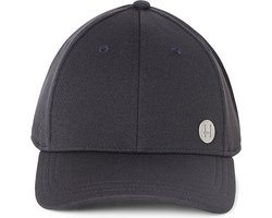 Hassing1894 model PIQUE KNIT BLACK – urban cap – adjustable baseball cap - zwart – handmade – soft touch – verstelbare pet – stijlvol - modieus - het hele jaar door