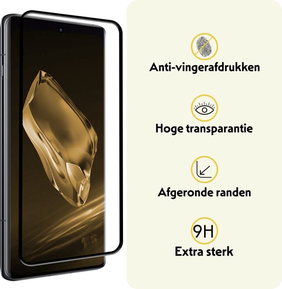 Protecteur d'écran adapté pour OnePlus 12R Film de protection d'écran en Glas Full Cover - Film de protection d'écran adapté pour OnePlus 12R Film de protection d'écran Full Cover - 3 pièces