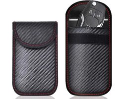 RFID Anti Diefstal Auto Sleutel Hoesje - Kooi van Faraday - Autosleutel RFID Antidiefstal - Keyless Entry - Signaal Blocker - Anti Diefstal - Anti Skim Autosleutel RFID Antidiefstal - RFID Luxe Hoes - Keyless Entry Beschermdoos