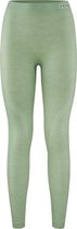 FALKE dames tights Wool-Tech - thermobroek - groen (quiet green) - Maat: M