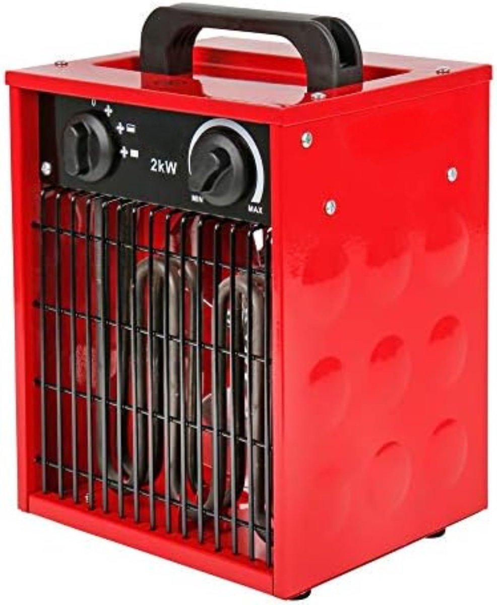 Werkplaatskachel - Bouwkachel - Werkplaats heater - 33 x 23 x 21 cm - 2000 Watt