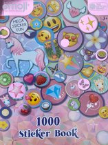 Emoji - 1000 stickerboek - Emoji stickerboek - boek vol met 1000 stickers - deel 2