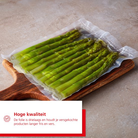 Solis Sac Sous Vide Alimentaire 15 x 600 cm -  Rouleaux Sous Vide Alimentaire - 2 Pièces