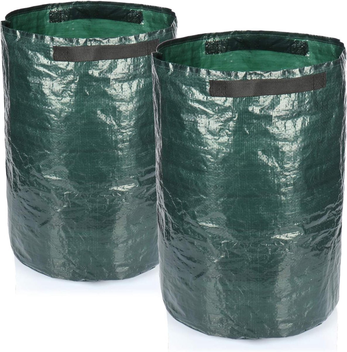 2 x plantenzak voor aardappelen - aardappelplantenzak - groene plantenbeschermingszak met handgrepen en drainagegaten - ca. 35 x 45 cm