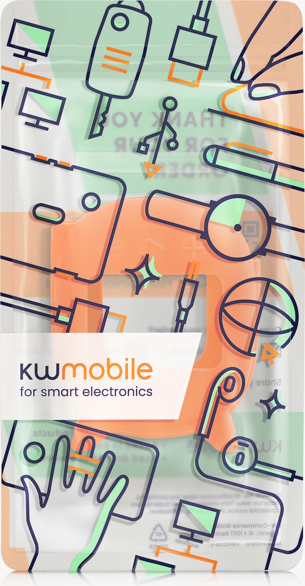 kwmobile siliconen hoesje voor mini-speaker - geschikt voor JBL Clip 4 - Flexibel materiaal - Speakercase in oranje van Merkloos — afbeelding 2