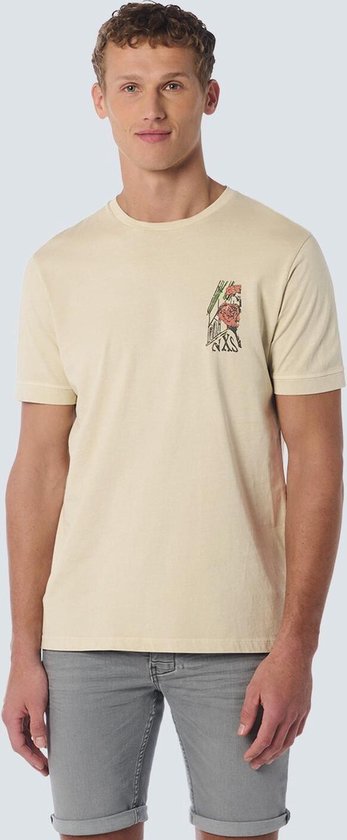 Garment Dyed Slub Tee in Stone main image 1