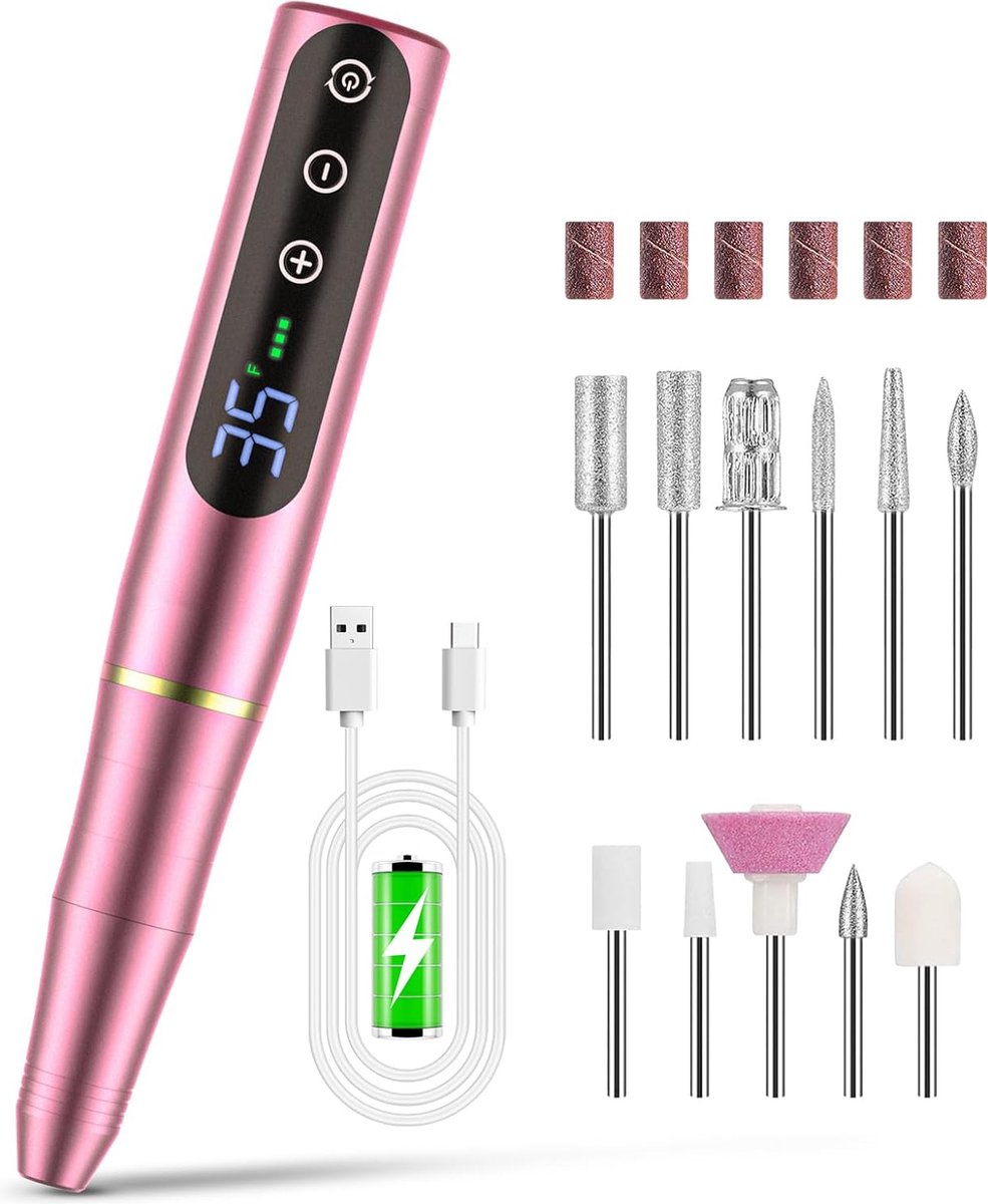 Goedkoopste Nagelvijl voor Acryl-, Gel- en Natuurlijke Nagels 35000RPM