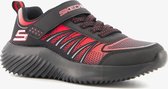 Skechers Bounder kinder sneakers zwart/rood - Maat 35 - Uitneembare zool