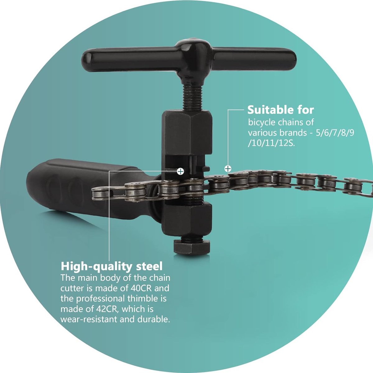 Outil De Riveteuse De Chaîne De Vélo Pour Chaînes De 5 à 12