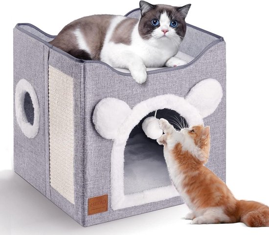 CATISM Kattenmand Kattenbed Wasbaar Kattenslaapplaats voor Katten Cute
