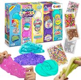 Slijm Maken Pakket voor Kinderen - Slime - NON STICKY - 5 Soorten Slijm met Glitters Foam Ballen en meer - Fluffy Slijm - Kinetic Sand - Cloud Slime - Soft Slime
