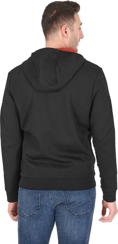 Zwart Sweatshirt Van Katoenmix