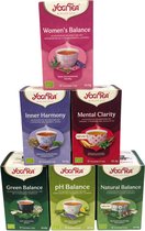 Yogi Tea Sélection Balance Intérieur - 6 paquets x17 sachets de thé