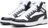 PUMA Rebound v6 Unisex Sneakers - PUMA White-PUMA Black-Shadow Gray-PUMA White - Maat 44