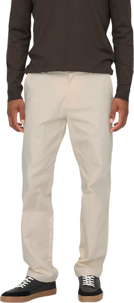 Only & Sons Broek Onsedge-ed Loose 0073 Pant Noos 22024468 Chincilla Mannen Maat - W30 X L30