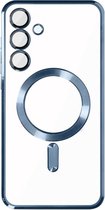 Coque arrière – Convient pour – Samsung S24 Plus – Étui de Protection d'objectif magnétique Magsafe transparent – ​​Cityhoesje.nl