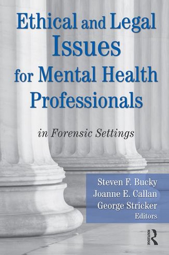 Ethical and Legal Issues for Mental Health Professionals - cover