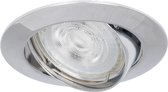 Tapis LED - Spot encastrable Chrome - Dimmable - 4 watt - 350 Lumen - 4000 Kelvin - Lumière blanc froid - IP21 Antipoussière