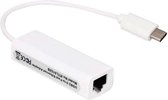 USB-C naar RJ45 internetadapter | USB-C naar Ethernet Adapter | Hoge snelheid | Voor Windows, Macbook | Plug&Play