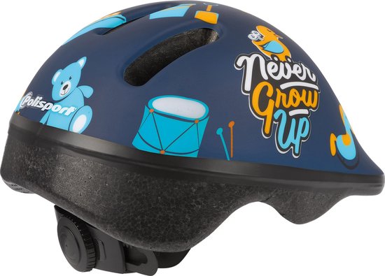 Polisport Kinderhelm Toys-2 XXS 44-48 Mat Blauw van Polisport — afbeelding 2