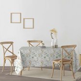 Vlekbestendig tafelkleed Muaré 0120-247 180 x 180 cm Blommor