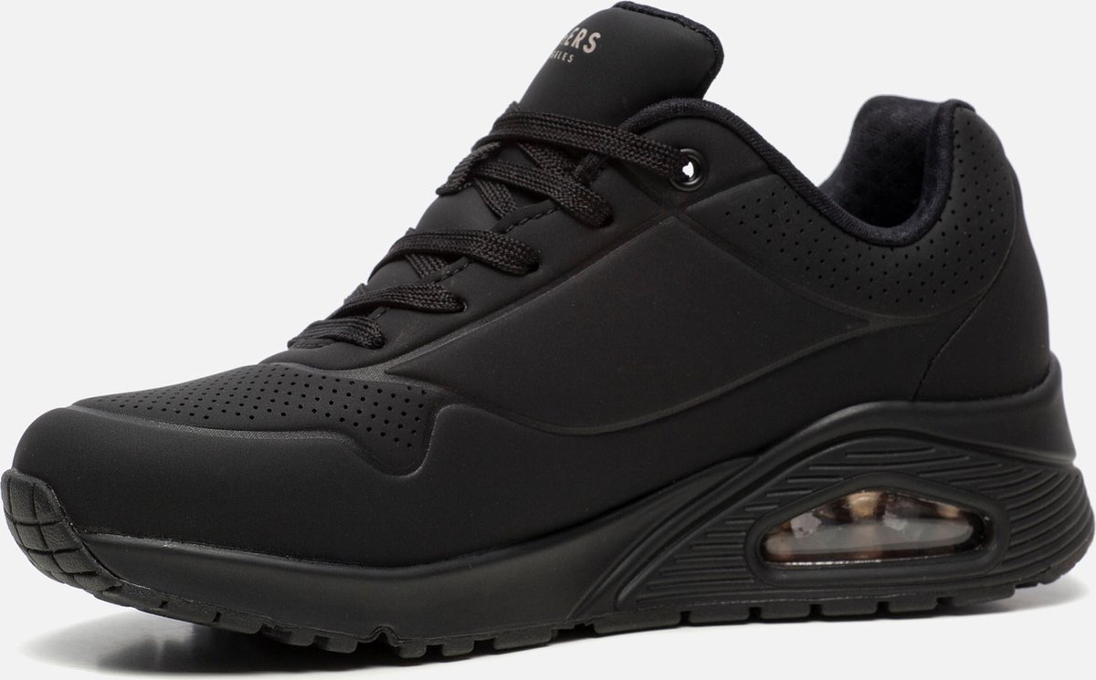 Skechers Uno - Stand On Air - Dames Sneakers - Zwart op Prijzenvolger.com