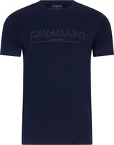 Cavallaro Napoli - Beciano T-Shirt Logo Navy - Heren - Maat L - Regular-fit