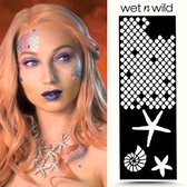 Wet 'n Wild Fantasy Makers Face and Body Stencil - 12975 Mystic Mermaid