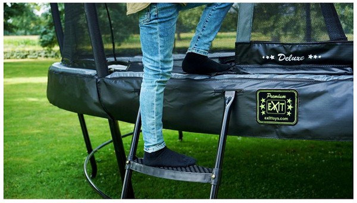 EXIT Trampoline Ladder Framehoogte 80-95cm