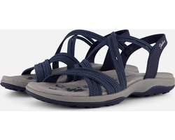 Skechers Reggae Slim - Turn It Up - Dames Sandalen - Navy
