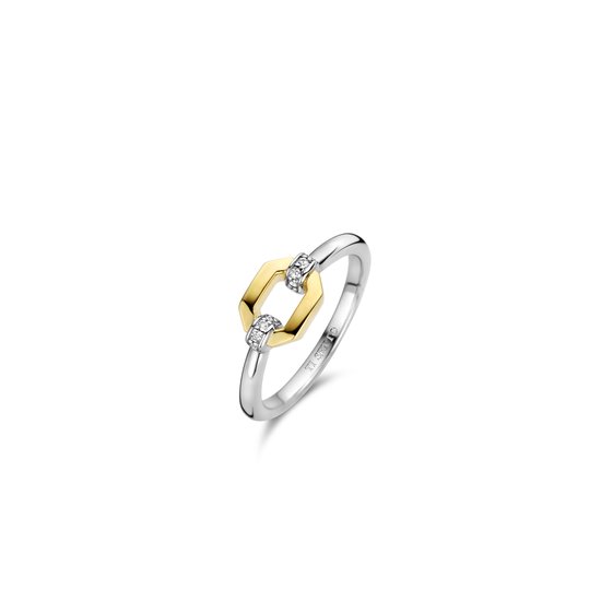 TI SENTO Ring 12300ZY - Zilveren dames ring - Maat 62