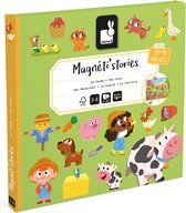 Janod - Magneti Stories Boerderij - Magneetboek - Inclusief 30 Magneten - Geschikt vanaf 3 Jaar