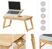 Laptoptafel voor bed, opvouwbare bedtafel,Laptoptafel for your bed, inklapbare laptoptafel - ontbijttafel met inklapbare poten